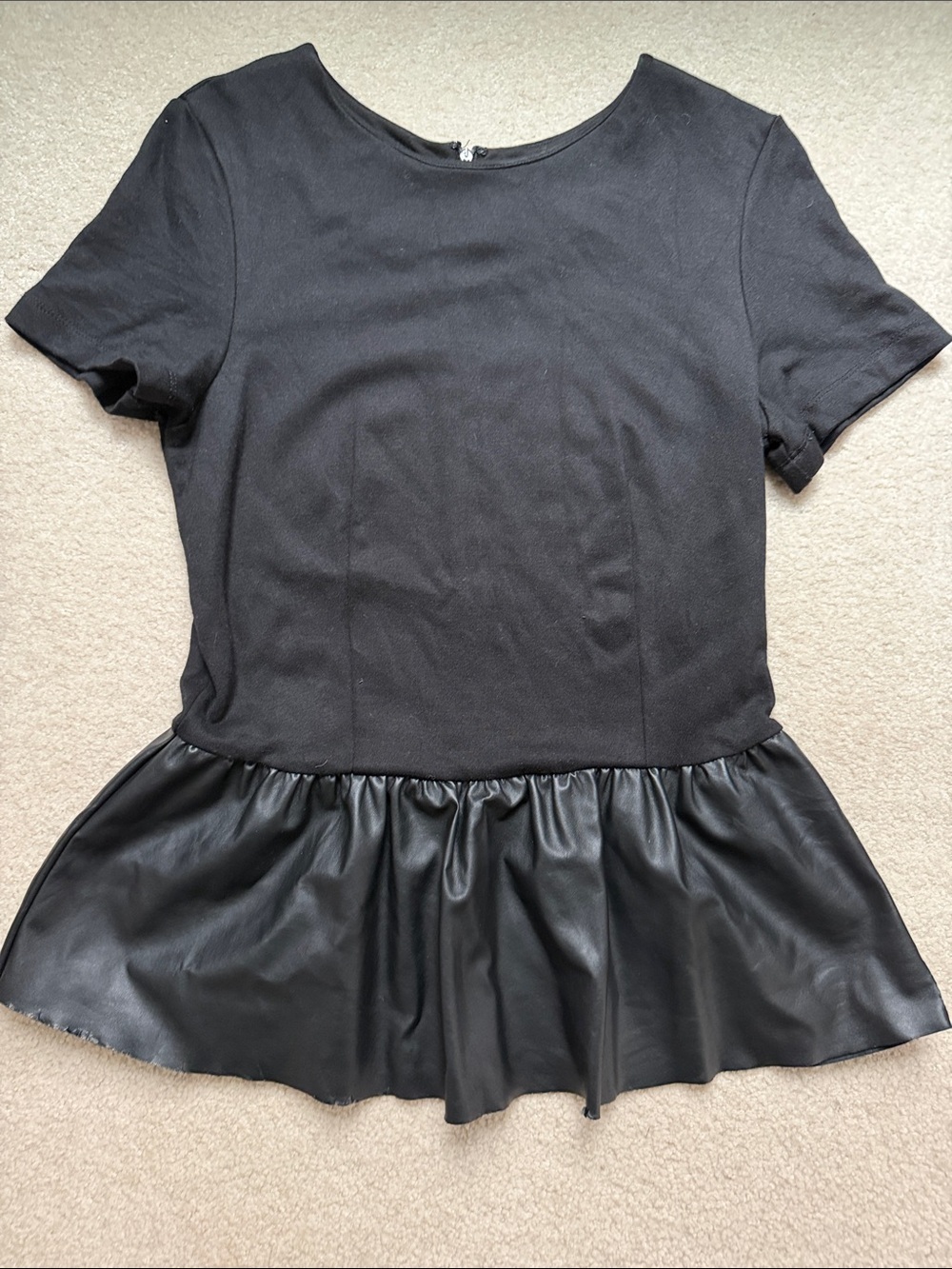French connection peplum top